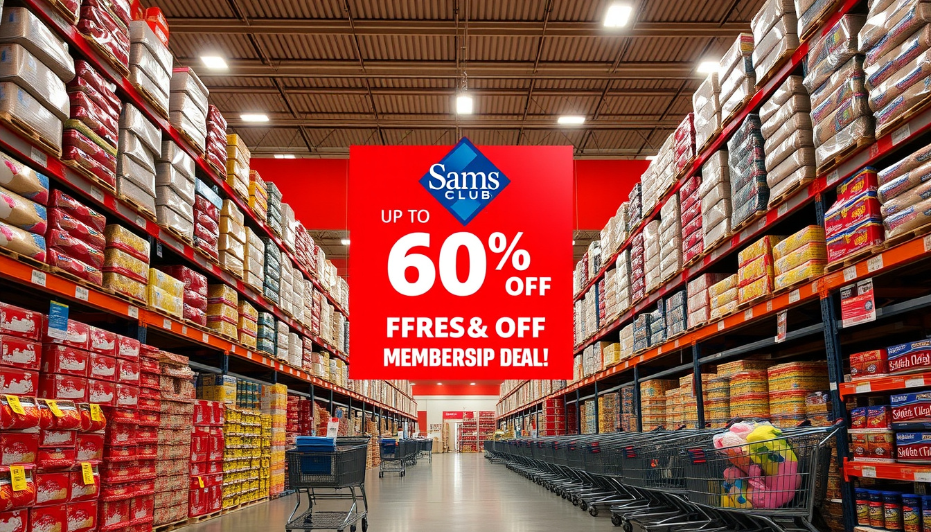 Sam’s Club Membership Deal – Verified Discounts Up to 60% Off